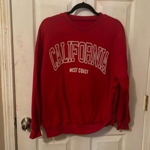 Women’s Red Crew Neck